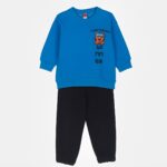 Joyce Παιδικό Σετ Χοντρές Φόρμες Φούτερ, Μπλούζα και Παντελόνι - Μπλε (89399)