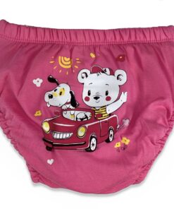 Παιδική Πάνα-Βρακάκι Εκμάθησης Τουαλέτας με Σχέδιο Αρκουδάκι - Κοραλί (88672)