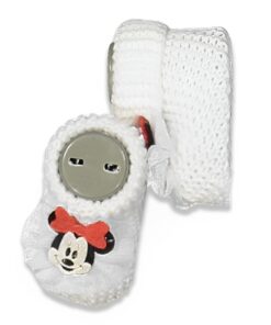 Βρεφικά Τερλίκια Πλεκτά με Τούλι με Ηρωίδα Κινουμένων Σχεδίων - Άσπρα (88473)