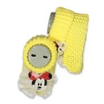 Βρεφικά Τερλίκια Πλεκτά με Τούλι με Ηρωίδα Κινουμένων Σχεδίων - Κίτρινα (88476)