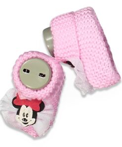 Βρεφικά Τερλίκια Πλεκτά με Τούλι με Ηρωίδα Κινουμένων Σχεδίων - Ροζ (88461)