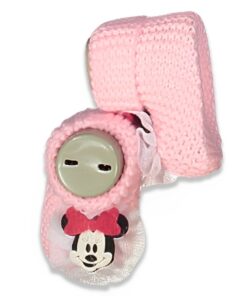 Βρεφικά Τερλίκια Πλεκτά με Τούλι με Ηρωίδα Κινουμένων Σχεδίων - Σομόν (88458)