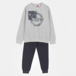 Joyce Παιδικό Σετ Φόρμες Χοντρές, Μπλούζα και Παντελόνι - Γκρι (89230)