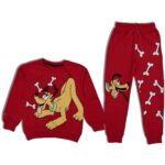 Παιδικό Σετ Μπλούζα και Παντελόνι με Ήρωα Κινουμένων Σχεδίων - Κόκκινες (91471)