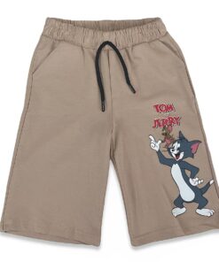 Παιδικό Σετ Μπλούζα και Βερμούδα με Ήρωα Κινουμένων Σχεδίων – Μπεζ (89715)