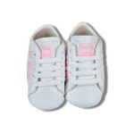 Παπουτσάκια Βρεφικά Αγκαλιάς με Κορδονάκια - Απαλό Ροζ (91270)
