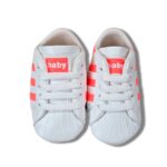 Παπουτσάκια Βρεφικά Αγκαλιάς με Κορδονάκια - Κοραλί (91265)