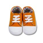 Παπουτσάκια Βρεφικά Αγκαλιάς με Κορδονάκια - Μουσταρδί (90843)