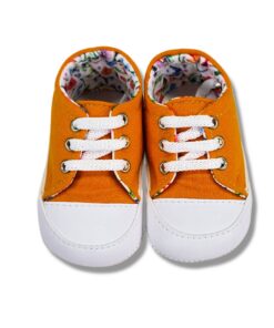 Παπουτσάκια Βρεφικά Αγκαλιάς με Κορδονάκια - Μουσταρδί (90843)