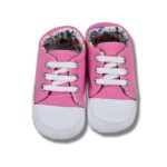 Παπουτσάκια Βρεφικά Αγκαλιάς με Κορδονάκια - Ροζ (90927)