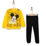 Βρεφικό Σετ Λεπτές Φόρμες, Μπλούζα και Παντελόνι με Ήρωα Κινουμένων Σχεδίων - Κίτρινο (90282)