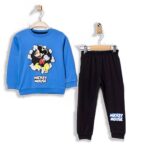 Βρεφικό Σετ Λεπτές Φόρμες, Μπλούζα και Παντελόνι με 3D Ήρωα Κινουμένων Σχεδίων - Μπλε (90375)
