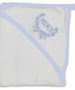 Βρεφική Μπουρνουζοπετσέτα "Prince" - Μπλε, 65×80εκ (92337)