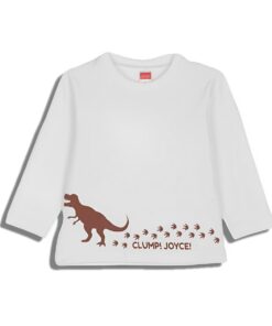 Joyce Παιδικό Χειμερινό Σετ Ζακέτα, Μπλούζα και Παντελόνι με Σχέδιο Δεινοσαυράκι – Κεραμιδί (93282)