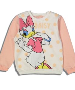 Παιδική Χοντρή Μπλούζα με Ηρωίδα Κινουμένων Σχεδίων - Σομόν (93812)