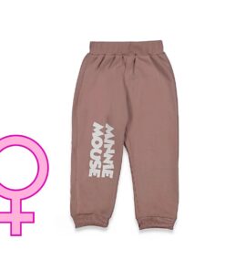 Παιδικό Παντελόνι Λεπτό με Ηρωίδα Κινουμένων Σχεδίων – Πούδρα (ΜΙΝ-93019)