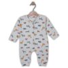 Φορμάκι Βρεφικό με Σχέδιο Ζωάκια της Ζούγκλας με Ανοιχτά Ποδαράκια - Γκρι (96049)