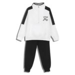 Joyce Παιδικό Σετ Χοντρές Φόρμες Φούτερ, Μπλούζα και Παντελόνι "Active" - Άσπρο (94158)