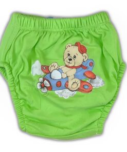 Παιδική Πάνα-Βρακάκι Εκμάθησης Τουαλέτας με Σχέδιο Αρκουδάκι - Λαχανί (95377)