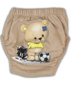 Παιδική Πάνα-Βρακάκι Εκμάθησης Τουαλέτας με Σχέδιο Αρκουδάκι - Μπεζ (95366)