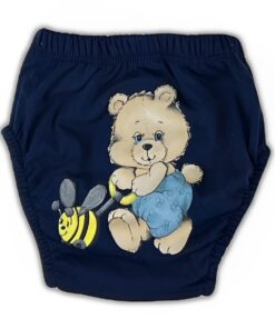 Παιδική Πάνα-Βρακάκι Εκμάθησης Τουαλέτας με Σχέδιο Αρκουδάκι - Σκούρο Μπλε (95372)