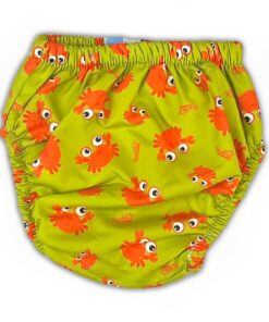 Παιδική Πάνα-Βρακάκι Εκμάθησης Τουαλέτας με Σχέδιο Καβουράκια - Πράσινη (95354)