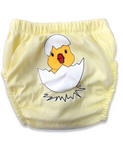 Παιδική Πάνα-Βρακάκι Εκμάθησης Τουαλέτας με Σχέδιο Κοτοπουλάκι- Κίτρινη (95405)