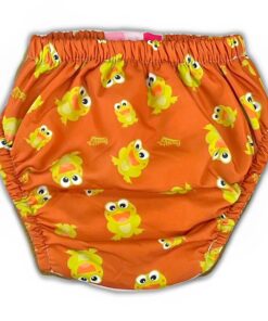 Παιδική Πάνα-Βρακάκι Εκμάθησης Τουαλέτας με Σχέδιο Βατραχάκια - Καφέ (95449)