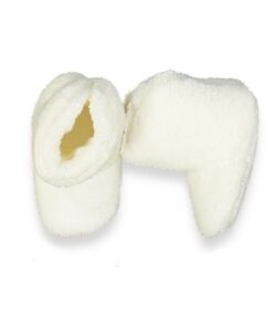 Παντοφλάκια - Μποτάκια Αγκαλιάς Fleece - Άσπρο (95304)
