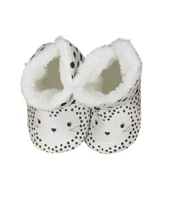 Παντοφλάκια - Μποτάκια Αγκαλιάς Fleece με Σχέδιο Γατούλα (95022)