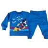 Βρεφικό Σετ Χοντρές Φόρμες Φούτερ, Μπλούζα και Παντελόνι με Ήρωα Κινουμένων Σχεδίων - Μπλε (ΜΙΚ-96013)
