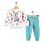 Βρεφικό Σετ Χοντρές Φόρμες Φούτερ, Μπλούζα και Παντελόνι με Ήρωες Κινουμένων Σχεδίων - Βεραμάν (ΝΤΑΙ-ΝΤΕ-95986)