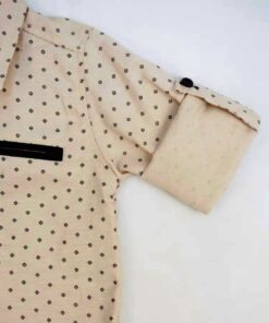 Παιδικό Σετ Πουκάμισο με Παντελόνι Καμπαρντινέ και Αποσπώμενο Παπιγιόν με Ζώνη – Μπεζ (96513)