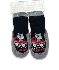 Καλτσοπάπουτσα με Σχέδιο Αρκουδάκι - Σκούρο Μπλε (99350)