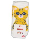 Καλτσούλες Παιδικές Σοσόνια με Σχέδιο Γατάκι - Κίτρινες (100690)