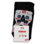 Καλτσούλες Παιδικές Σοσόνια με Σχέδιο Γατάκι - Μαύρες (100697)