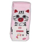 Καλτσούλες Παιδικές Σοσόνια με Σχέδιο Γατάκι - Ροζ (100678)