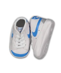 Παπουτσάκια Βρεφικά Αγκαλιάς με Κορδονάκια - Γαλάζιο (99045)