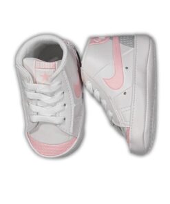 Παπουτσάκια Βρεφικά Αγκαλιάς με Κορδονάκια - Σομόν (99051)