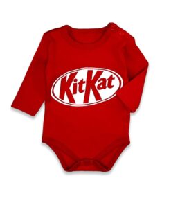 Βρεφικό Κορμάκι Μακρυμάνικο με Σχέδιο Γλυκό - Άσπρο (KAT-100086)