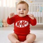 Βρεφικό Κορμάκι Μακρυμάνικο με Σχέδιο Γλυκό - Άσπρο (KAT-100086)