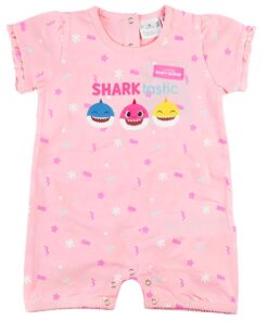 Baby Shark Βρεφικό Καλοκαιρινό Φορμάκι – Ροζ (ΣΑΡΚ-101603)