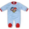 DC Βρεφικό Φορμάκι Βελουτέ με Σχέδιο Υπερήρωες - Γαλάζιο (100914)