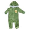Disney Βρεφικό Φορμάκι με Κουκούλα Fleece με Σχέδιο Γουίνι το Αρκουδάκι - Πράσινο (101163)