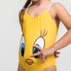 Παιδικό Looney Tunes Μαγιό Ολόσωμο με Σχέδιο Τουίτι - Κίτρινο (102685)