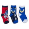 Τρία (3) Ζευγάρια Καλτσούλες Παιδικές με Σχέδιο Σόνικ - (102888)