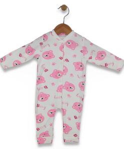 Βρεφικό Φορμάκι με Σχέδιο Αρκουδάκια - Ροζ (102546)