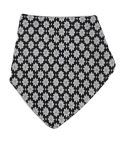 Βρεφική Σαλιάρα - Μπαντάνα με Σχέδιο Λουλουδάκια - Σκούρο Μπλε (103511)