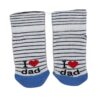Παιδικό Ζευγάρι Καλτσούλες με Σχέδιο "I Love Dad" - Μπλε (104234)