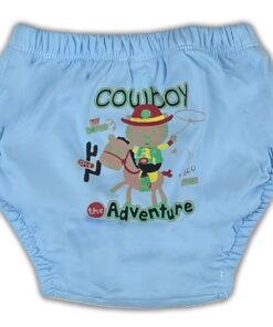Παιδική Πάνα-Βρακάκι Εκμάθησης Τουαλέτας με Σχέδιο Καουμπόι - Γαλάζια (106020)